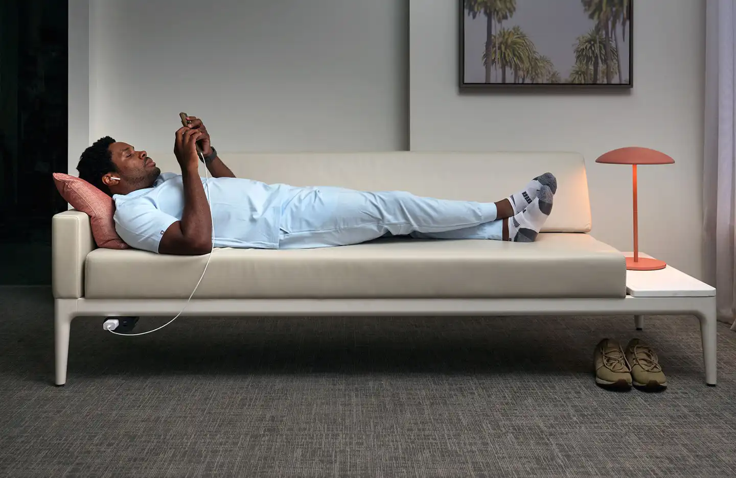 Dedicated rest spaces give caregivers the opportunity to recharge during long shifts. Comfortable furnishings, access to power, and calming environments support staff well-being, which in turn enhances focus, resilience, and quality of care.