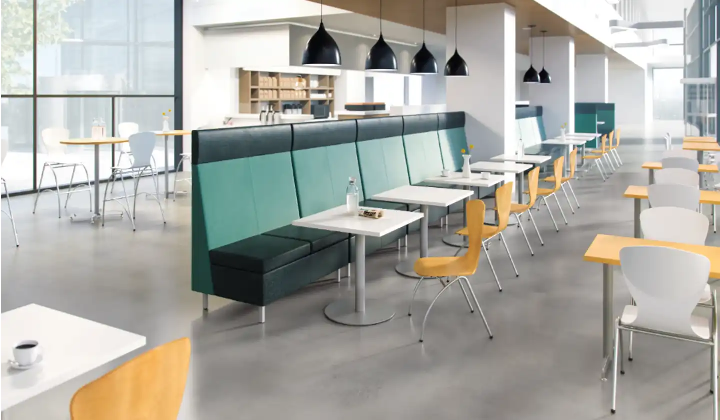Inviting café seating promotes relaxation and social connection for patients, visitors, and families. Comfortable designs, combined with calming finishes, create a welcoming environment that supports well-being.