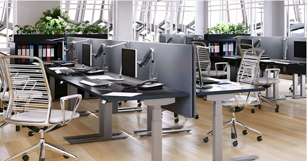 Collaborative work zones by bluespace interiors